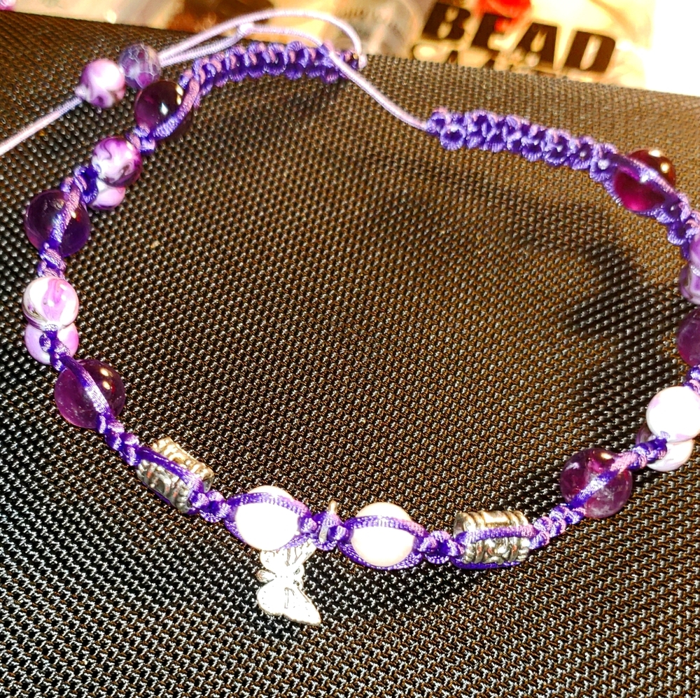 Slip knot anklet